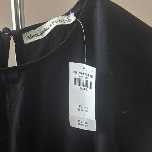 Abercrombie & Fitch Black Sleeveless Blouse - Picture 2 of 3